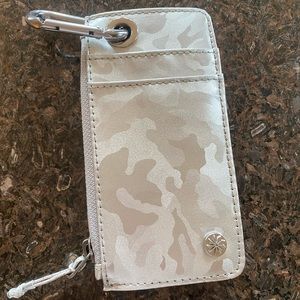 Athleta Silver Camo Coffee Run Wallet